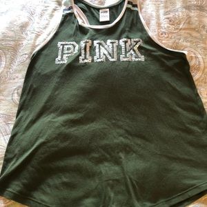 Pink Victoria’s Secret 2 sequined tanks large